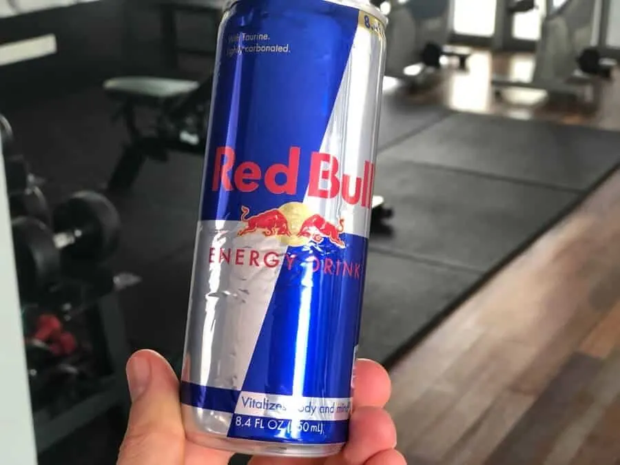 A can of Red Bull 