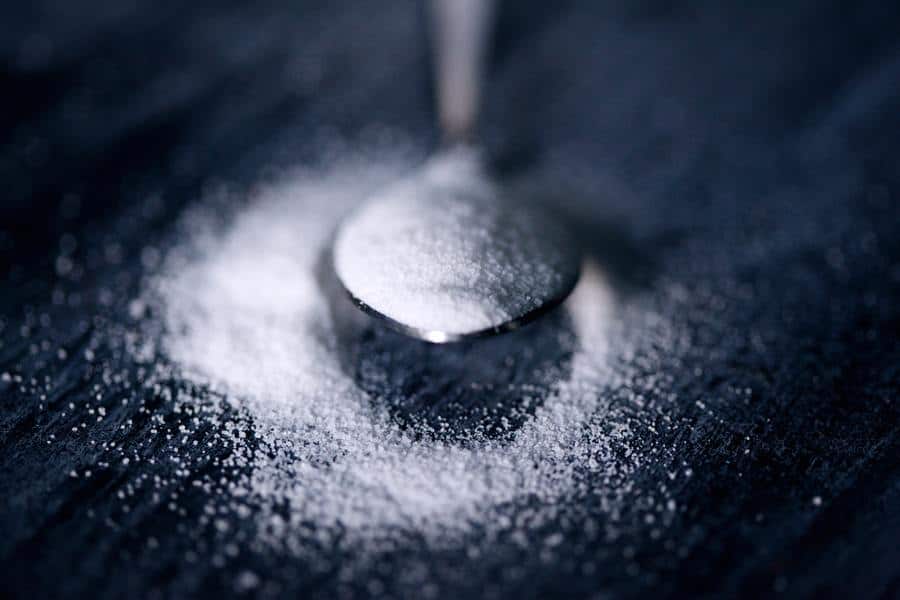 A spoonful of white sugar