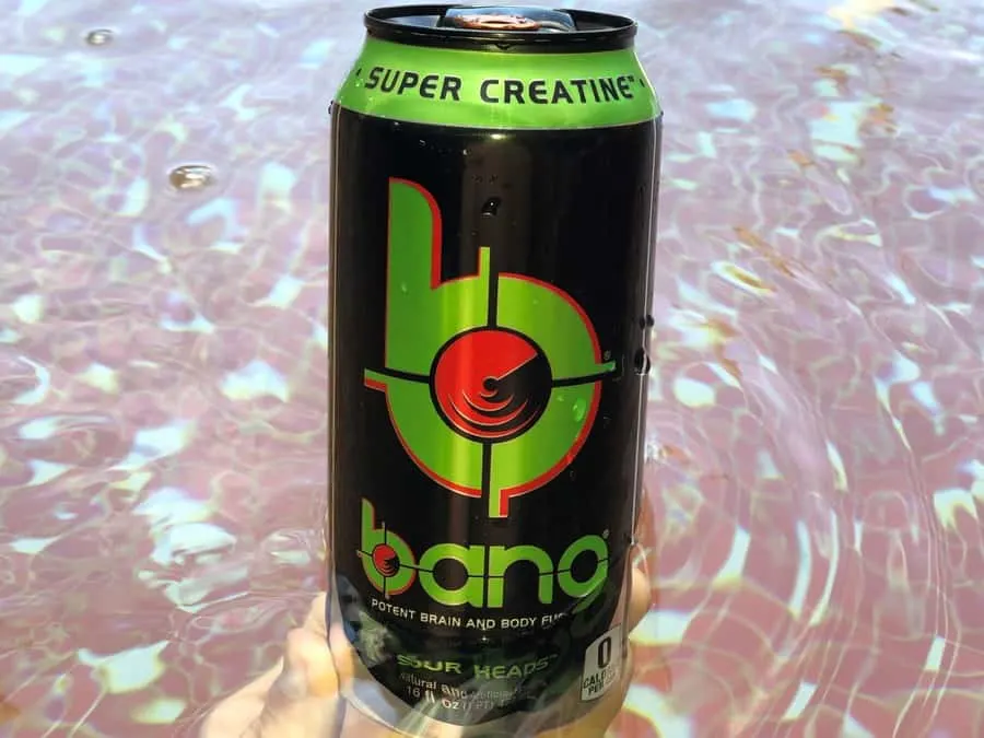 A can of Bang Sour Heads.