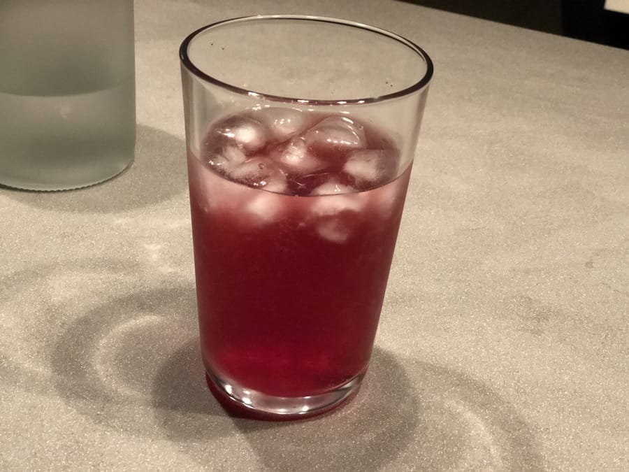 A glass of Celsius Energy Drink