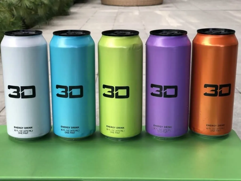 3D Energy cans