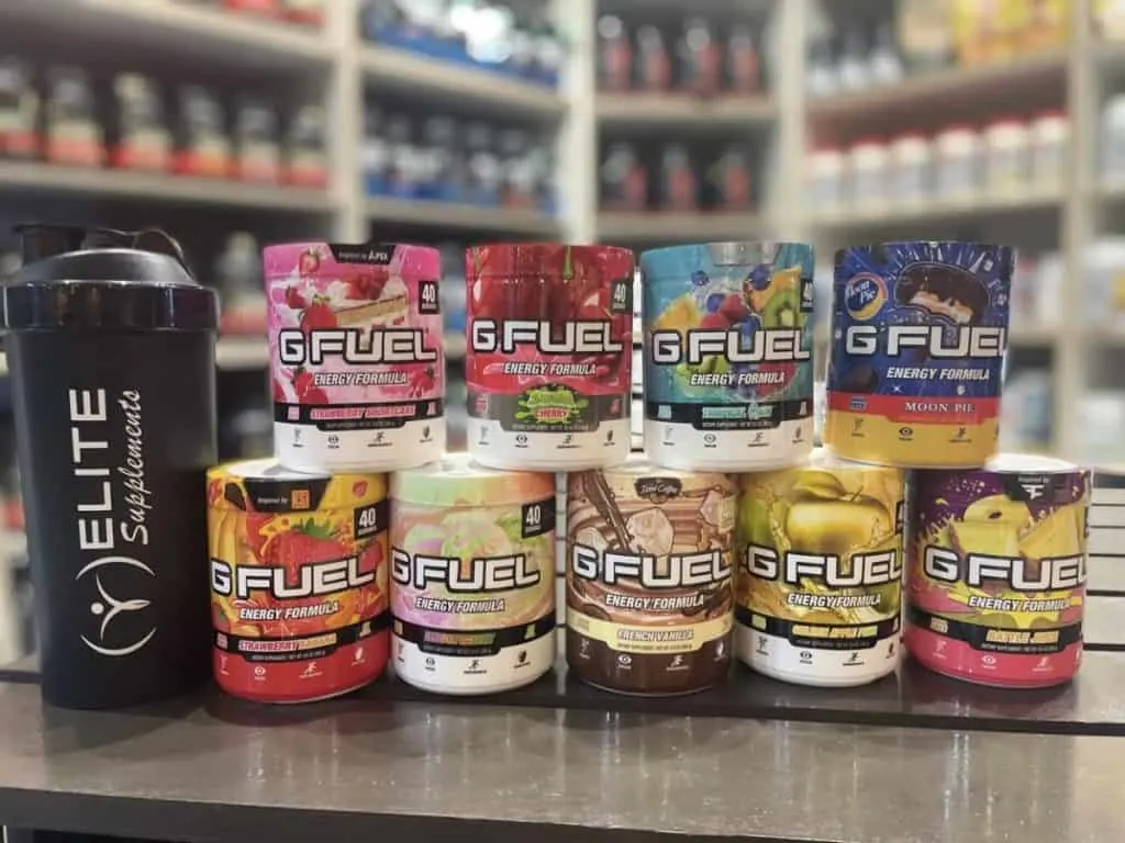 G Fuel Tubs and shaker cups