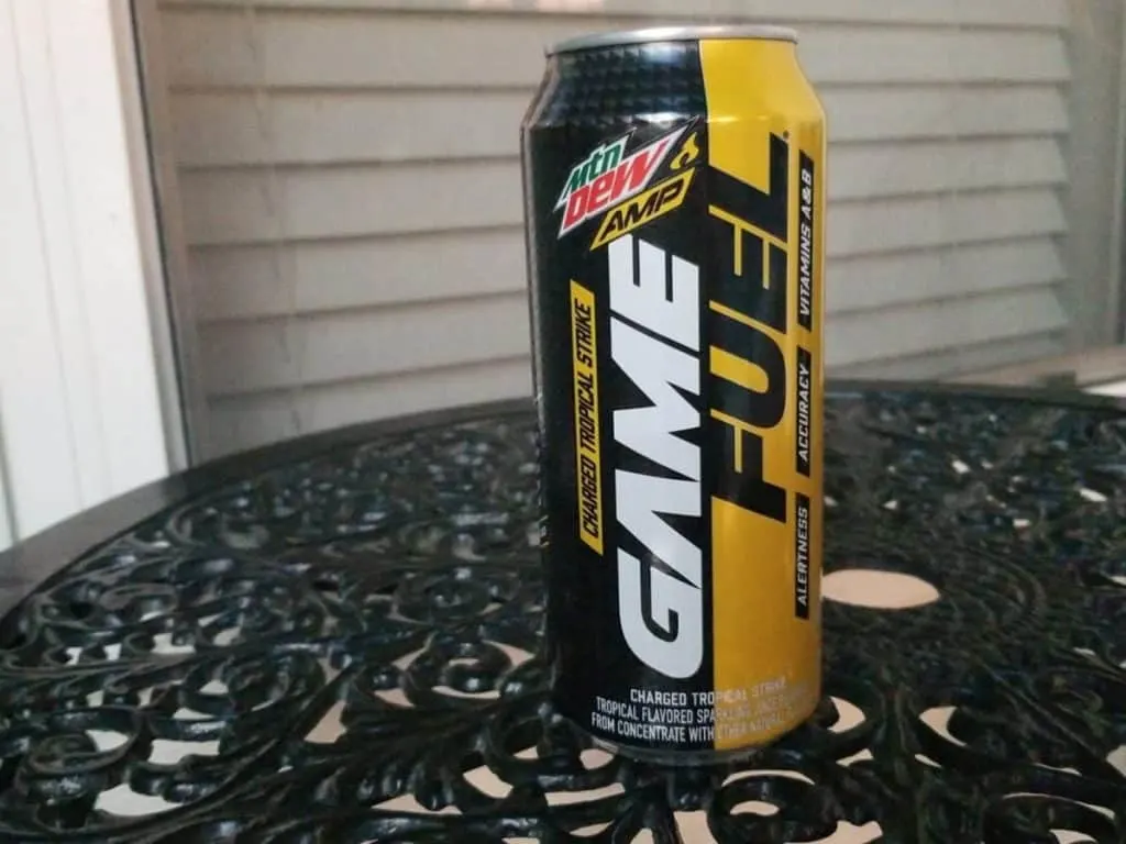 A can of Game Fuel energy drink