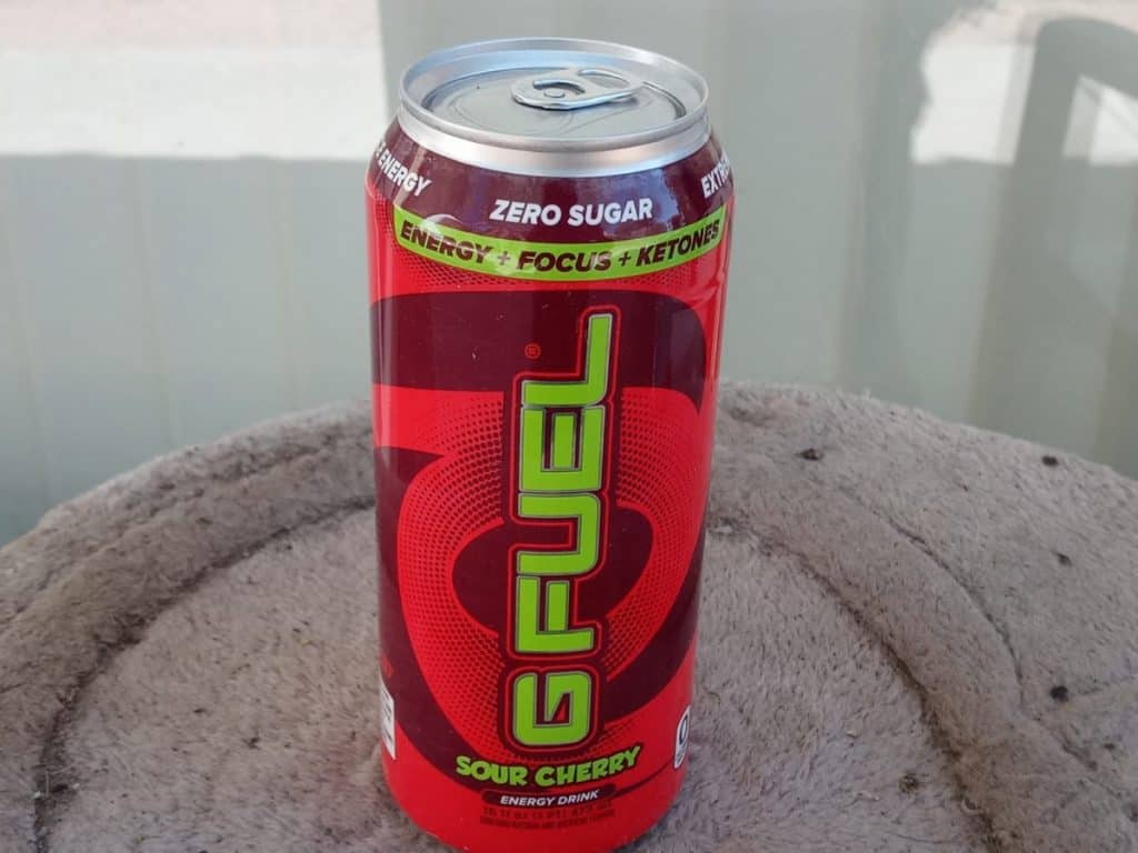 G Fuel Sour Cherry can