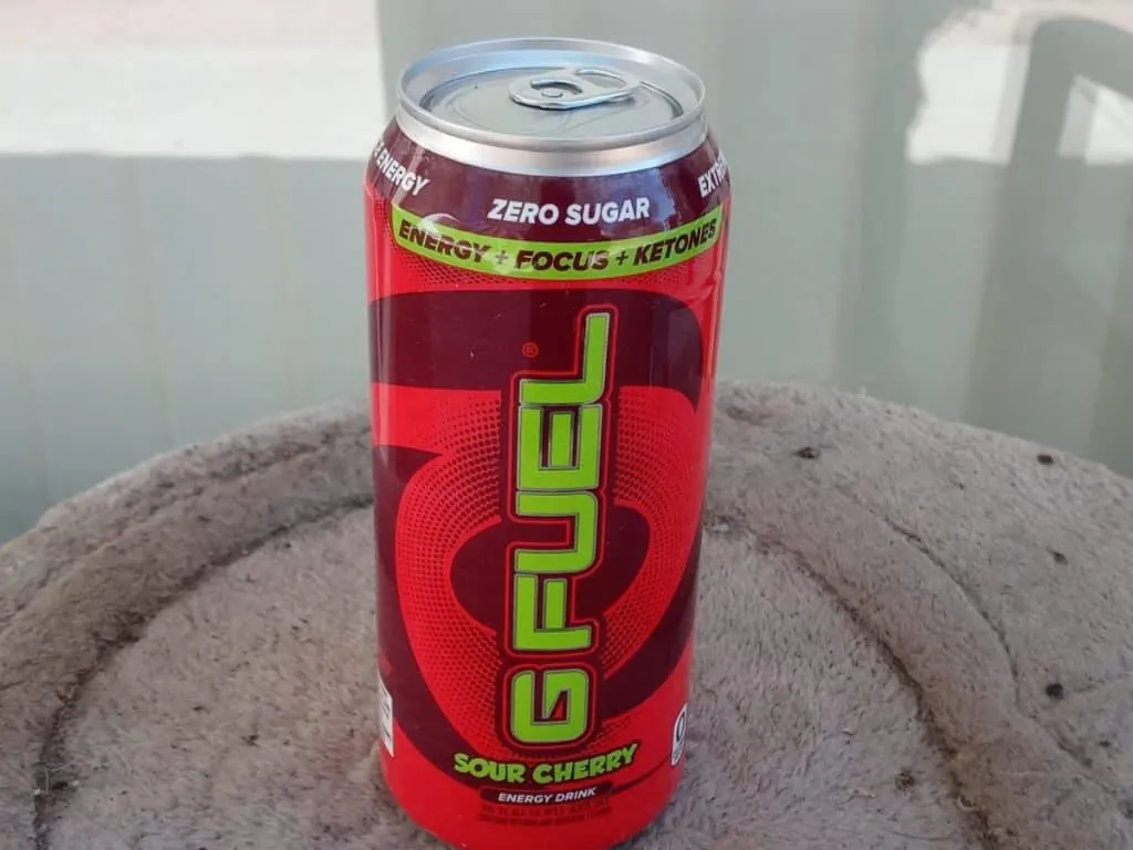 G Fuel Sour Cherry can