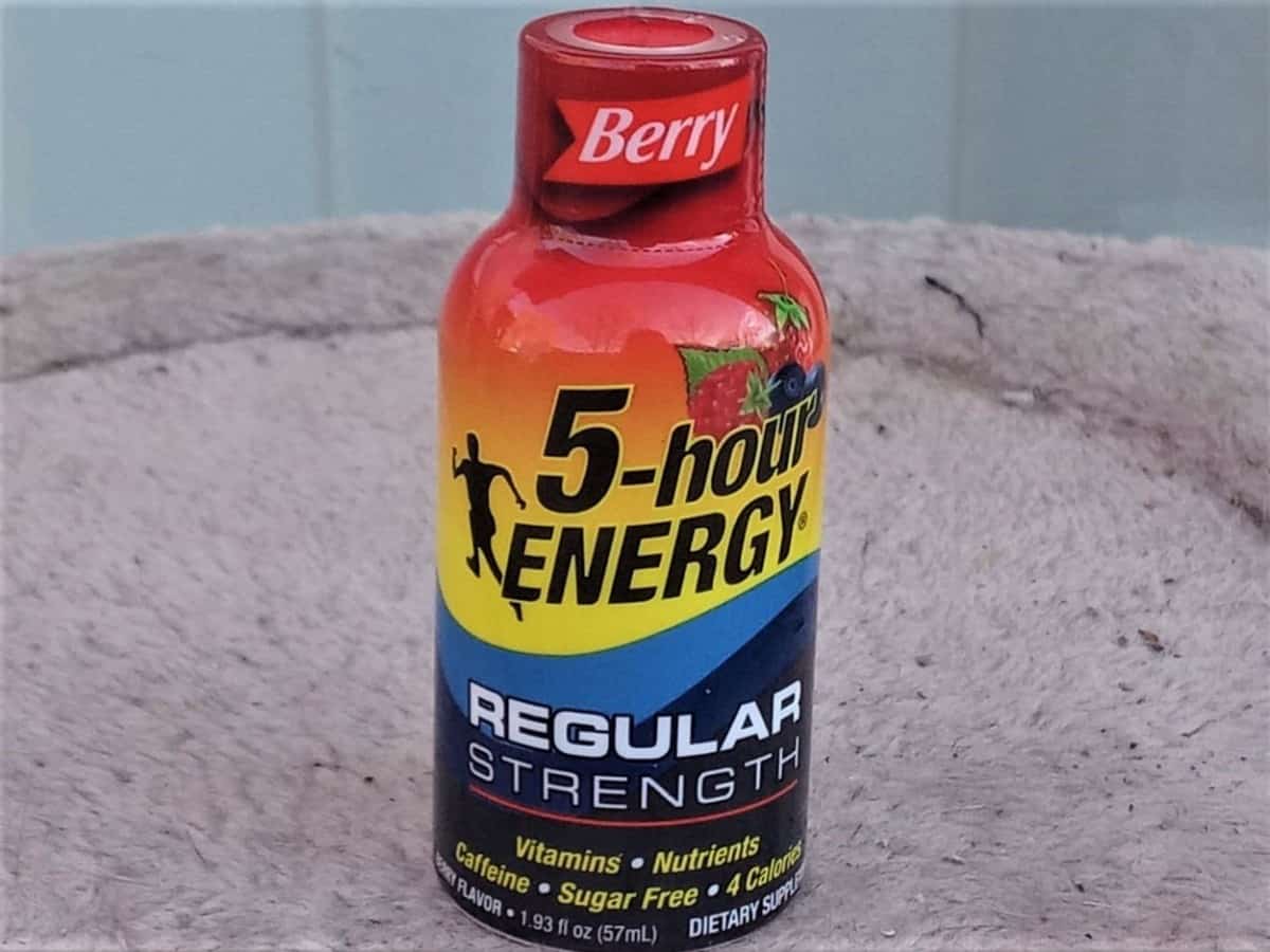 A bottle of 5 Hour Energy