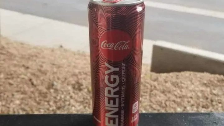 A can of Coca-Cola Energy drink