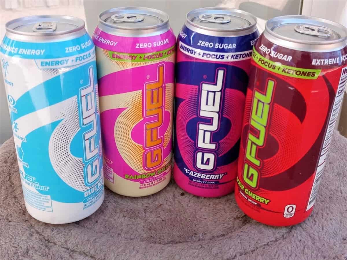 G Fuel Can multiple flavors
