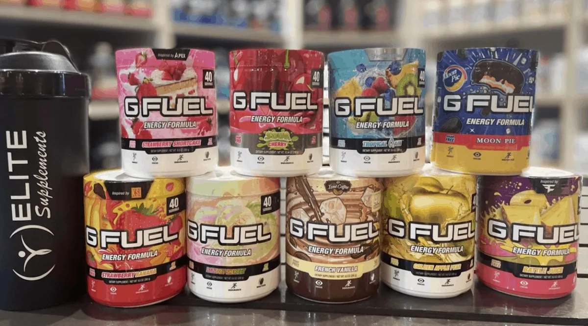 G Fuel tubs and shaker cup