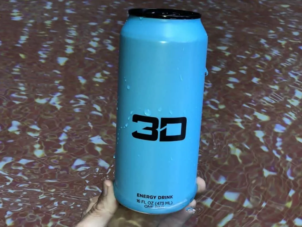 3D Energy drink can