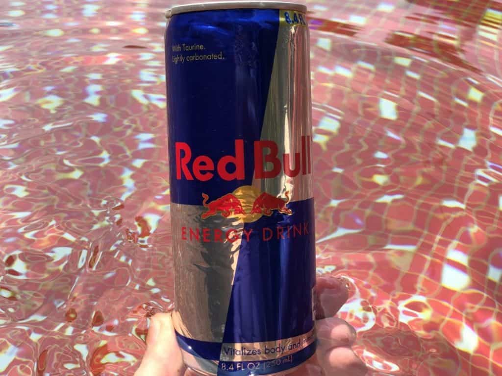 A can of Red Bull