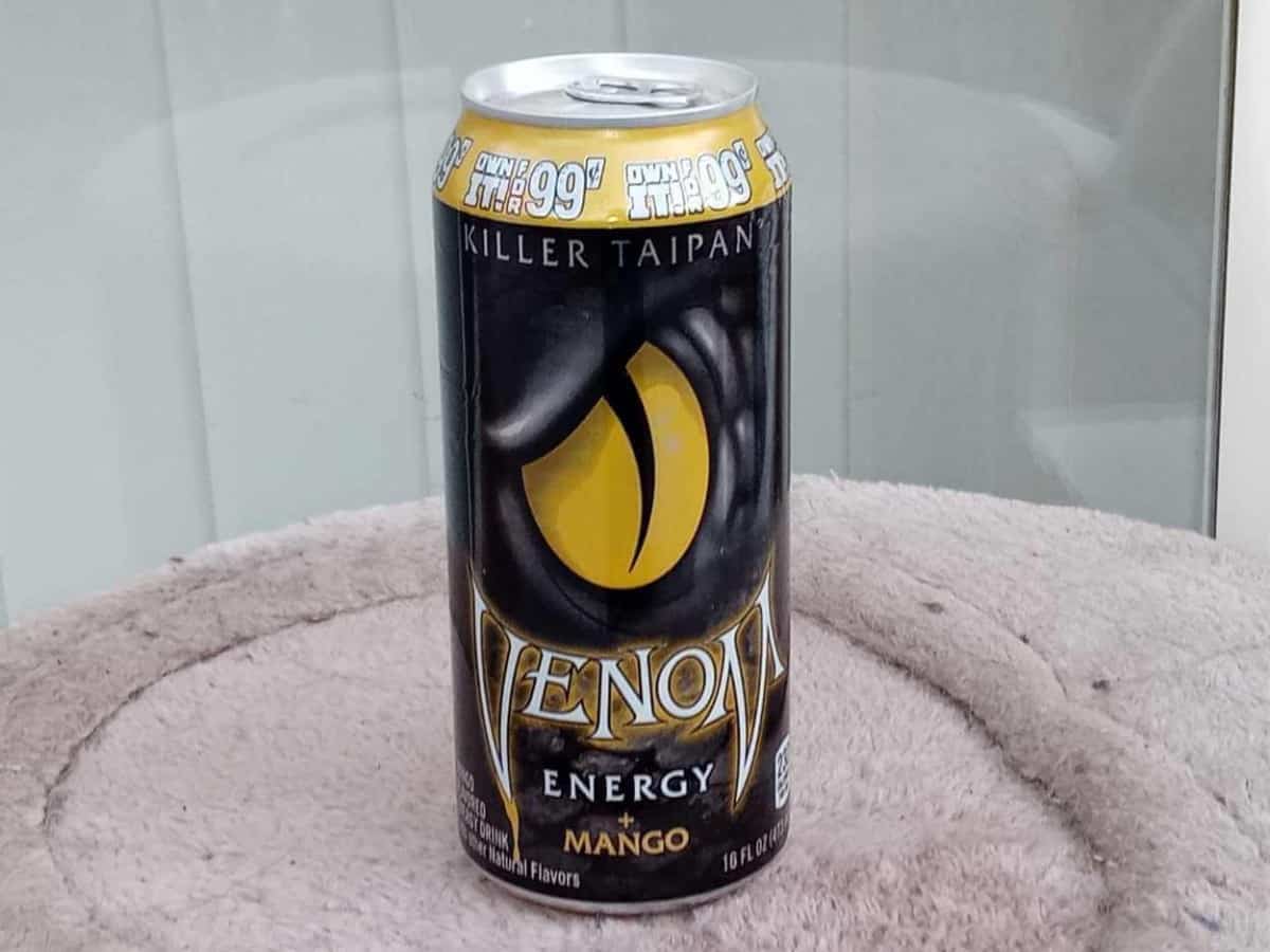 A can of Venom Enegry Drink