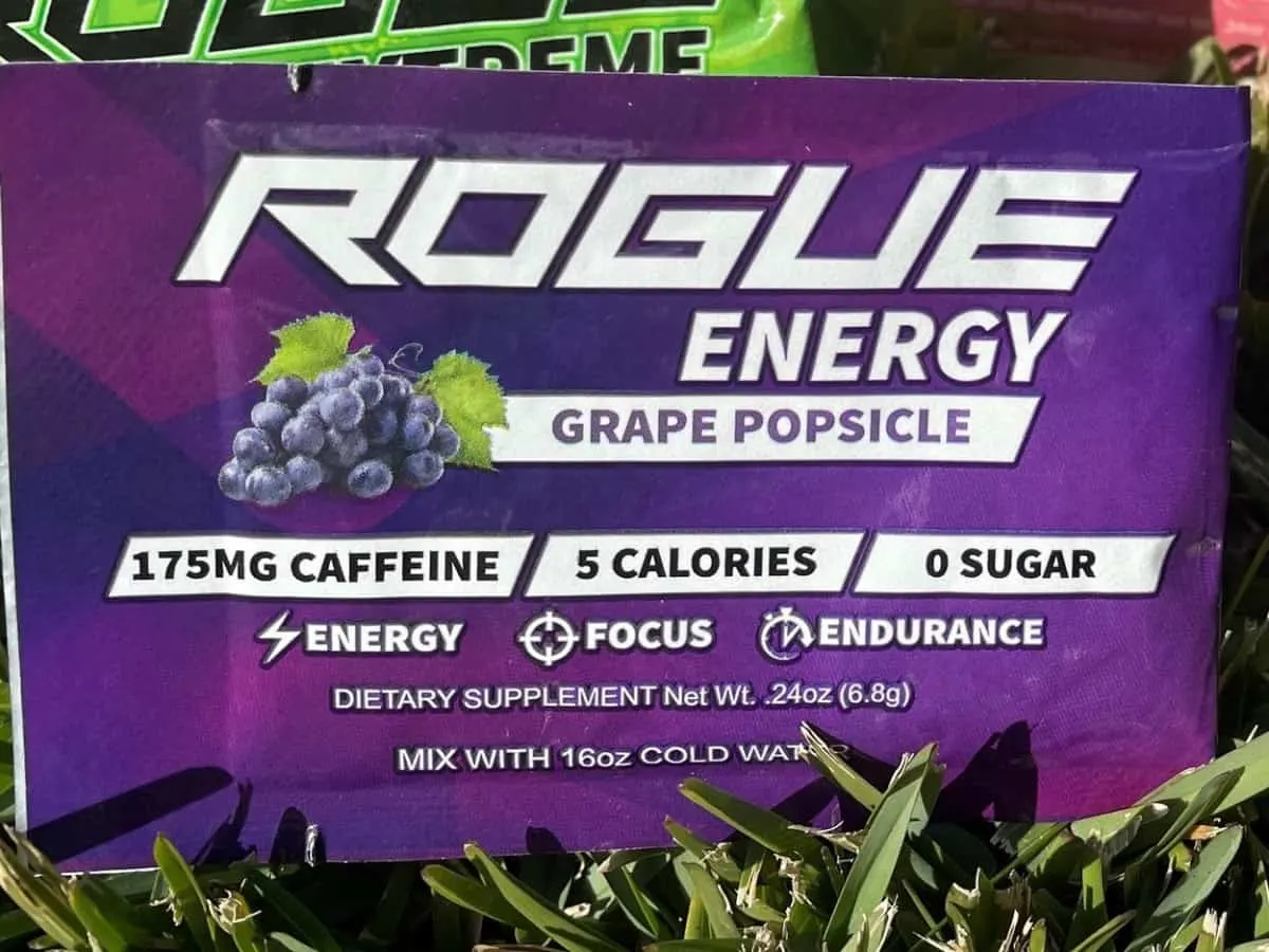 Rogue Energy Grape Popsicle.