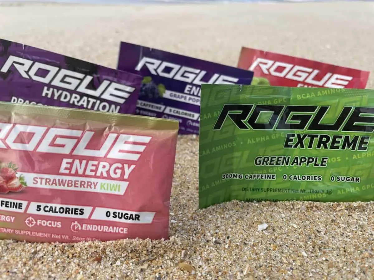 Rogue Energy Packets on Sand