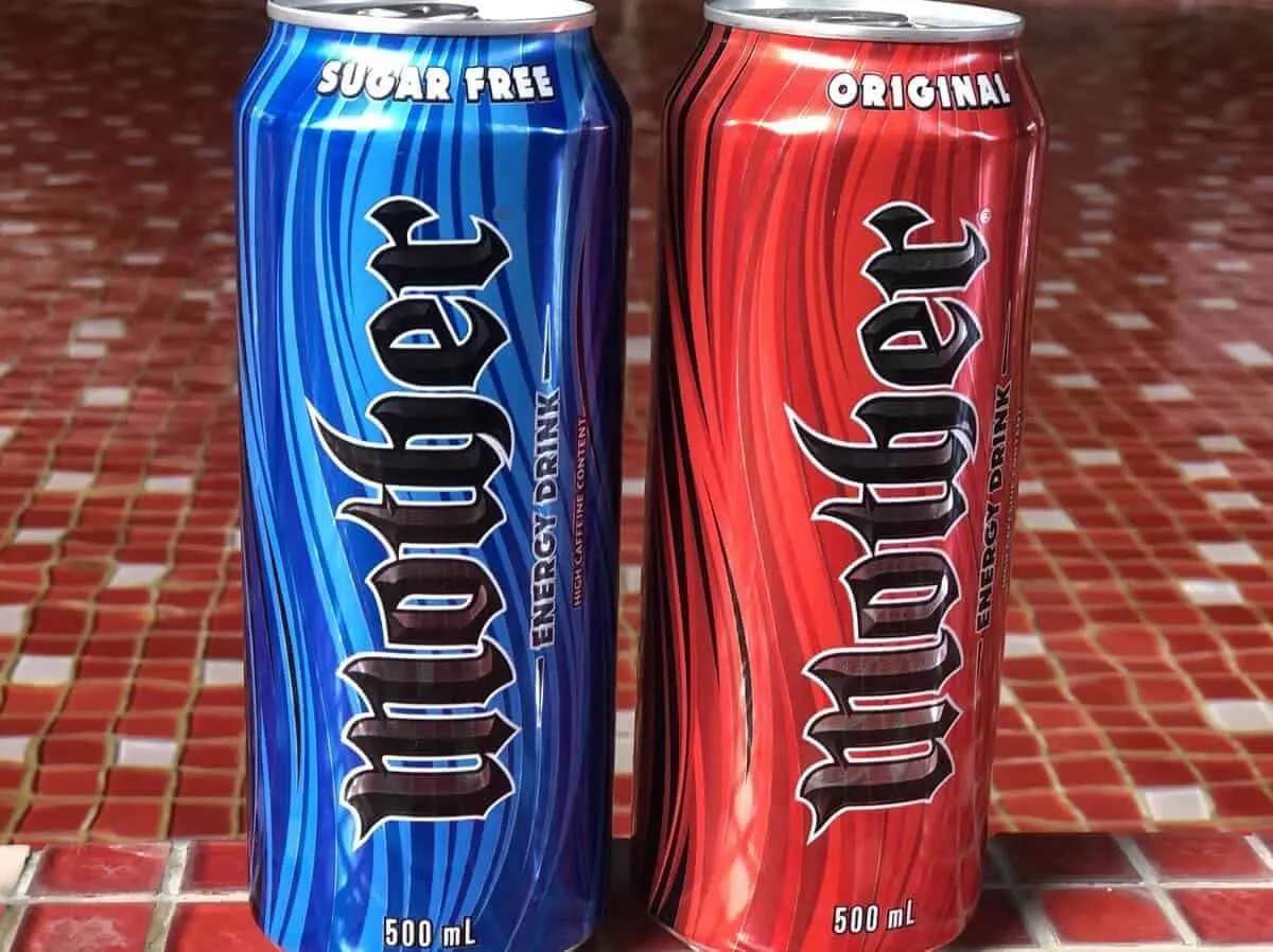 Mother Energy Drinks cans