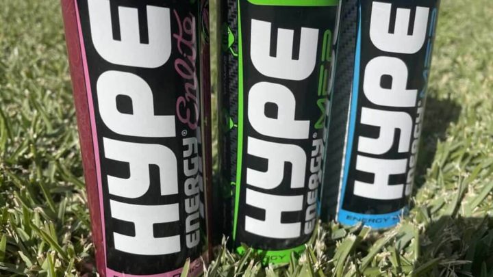 Three Hype cans
