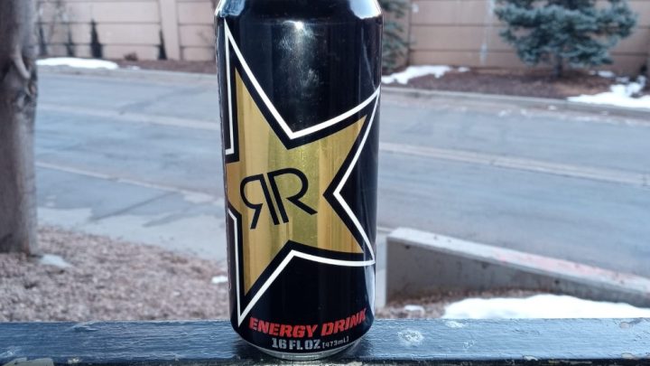 A Can of Rockstar Energy Drink