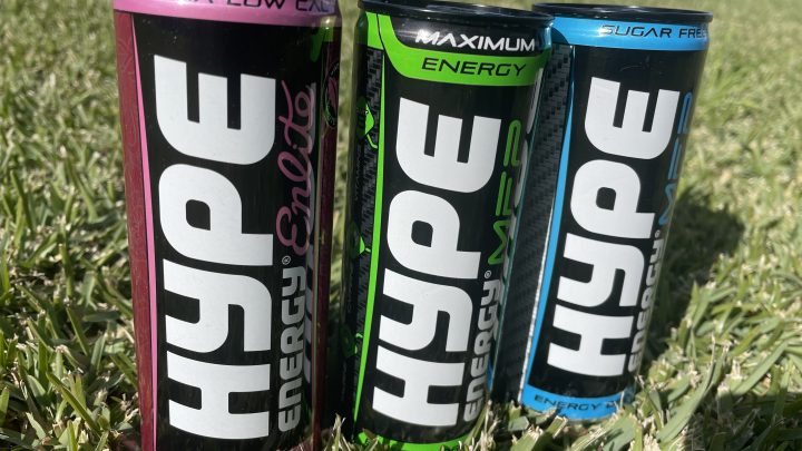 Three Hype cans