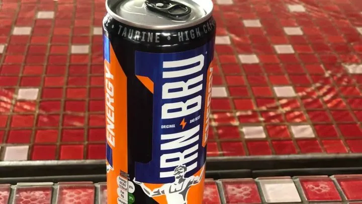 IRN-BRU energy drink can