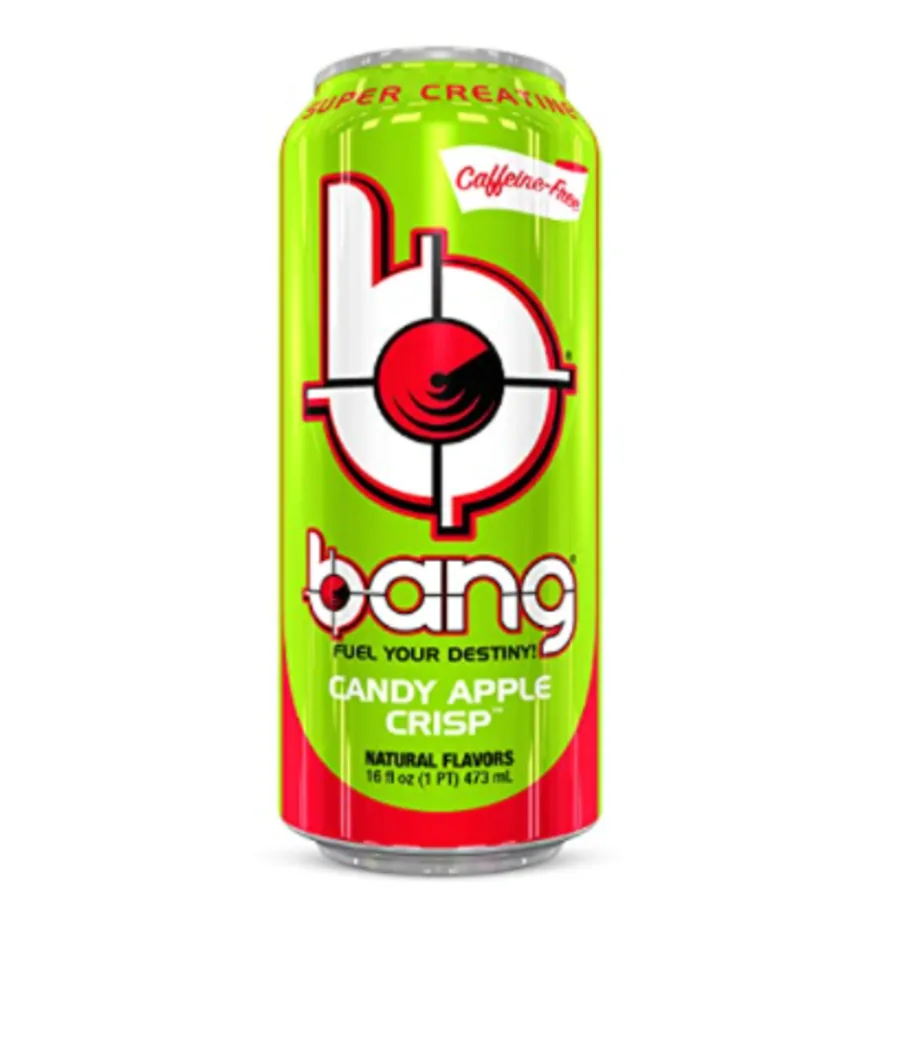 Bang Caffeine Free in Candy Apple Crisp Flavor