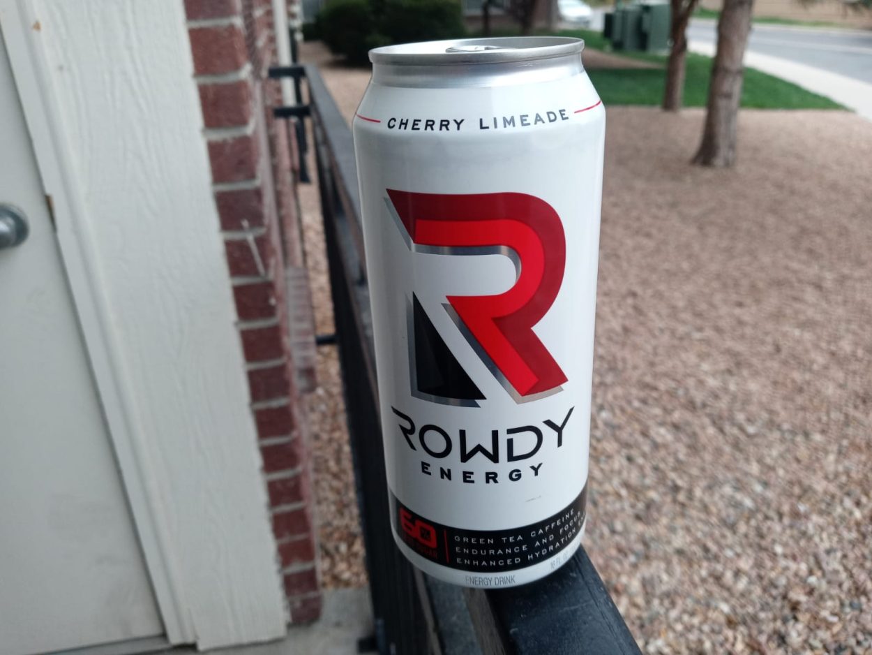 Rowdy energy drink can