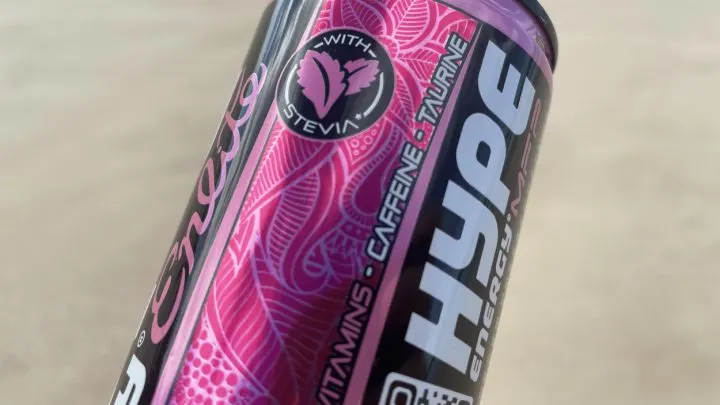 A can of Hypr Energy Drink