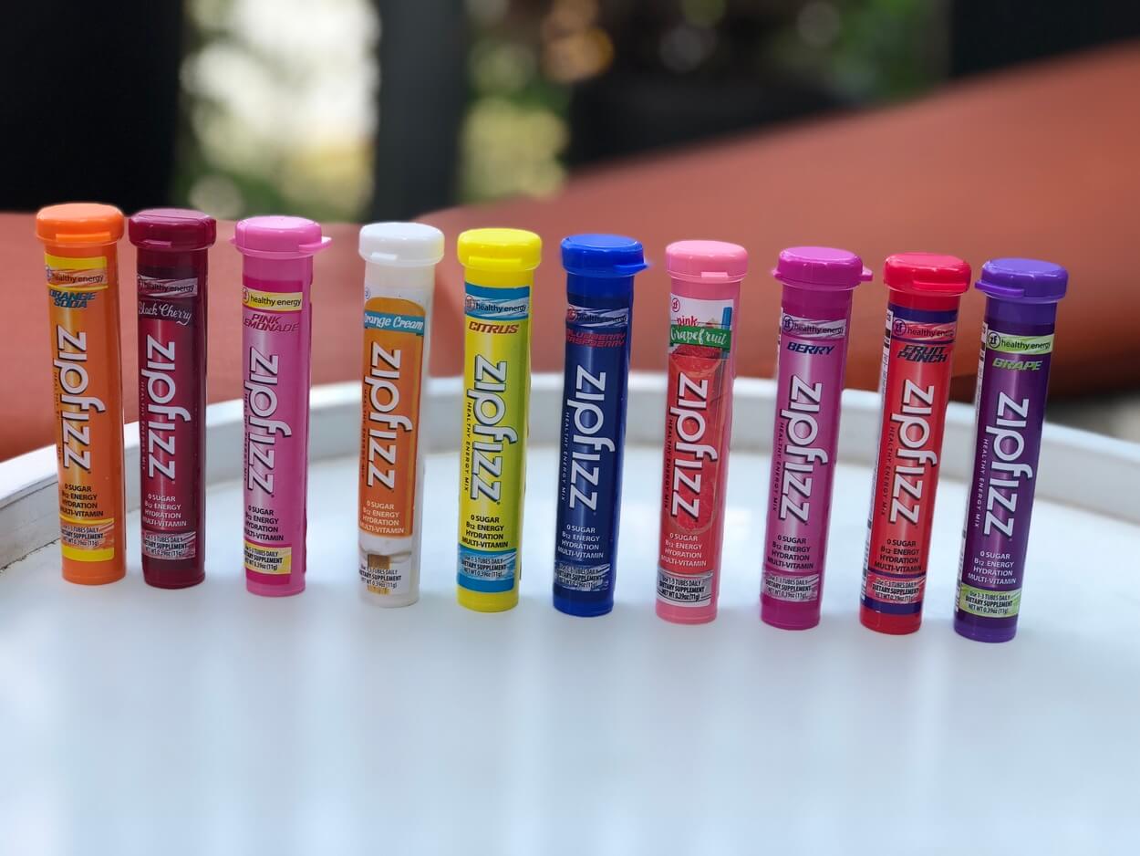 Zipfizz Energy comes in 11 different flavors.