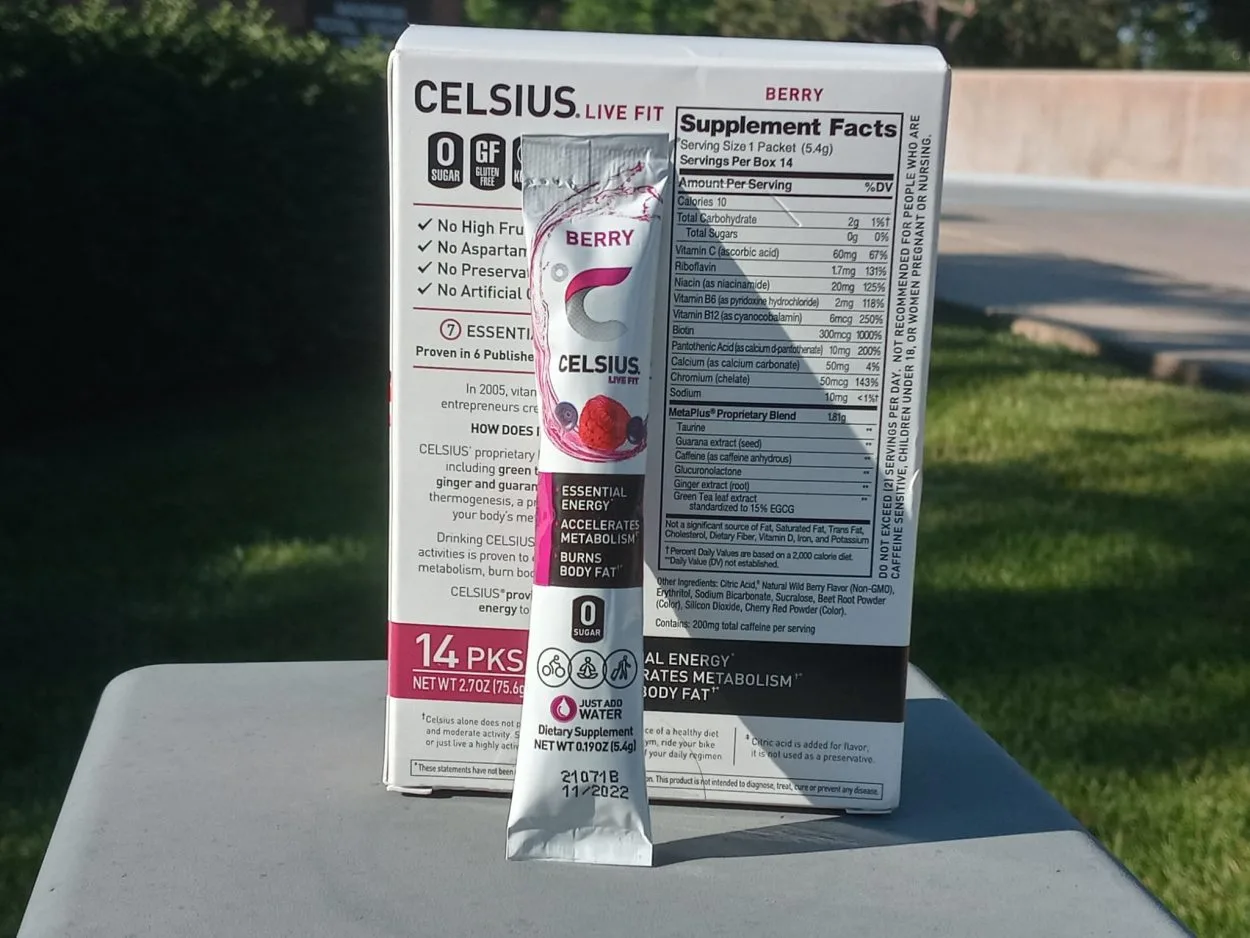Celsius On-the-Go box