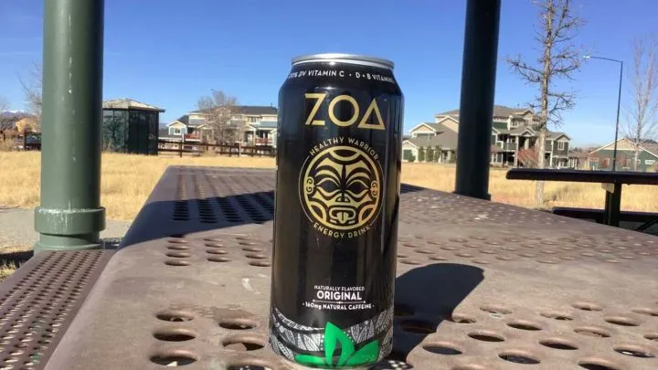 Can Of Zoa Energy On Table