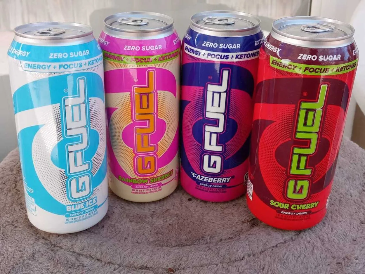 Different Flavors of G Fuel Energy Drink
