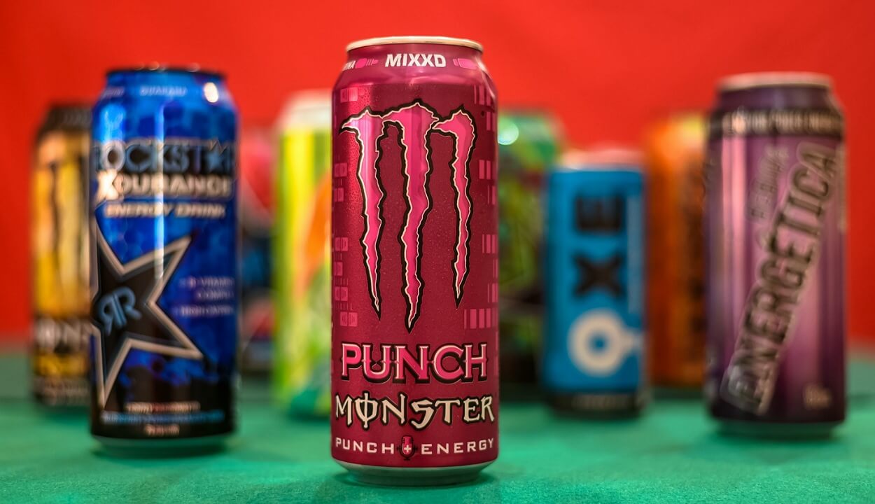 monster Energy Drinks cans