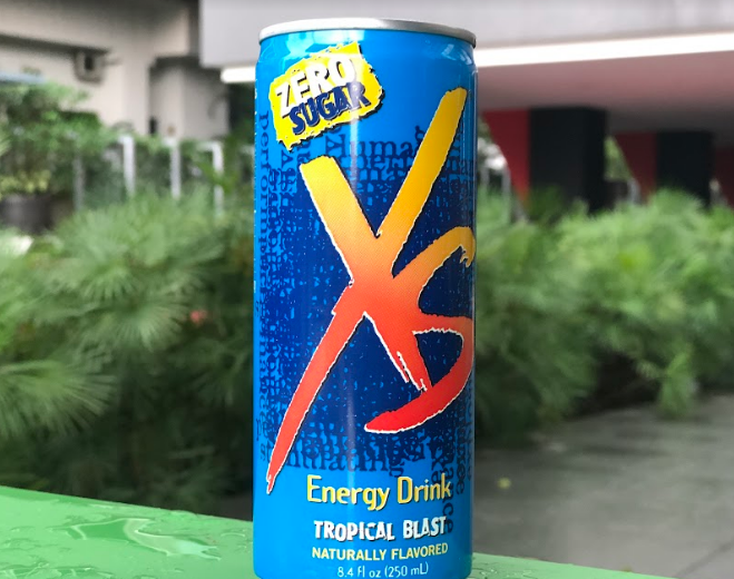 XS energy drink Tropical Blast