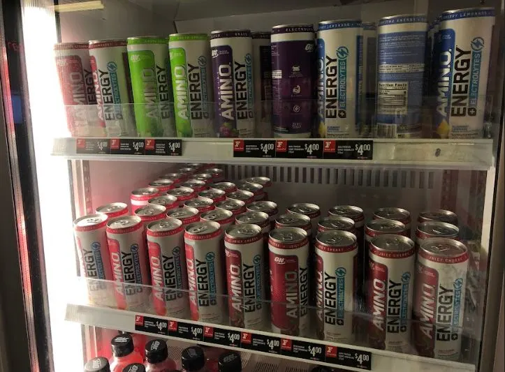 Amino Energy cans