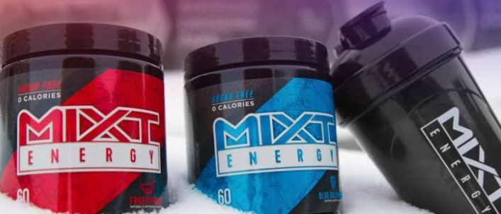 Three flavors of Mixt Energy drink