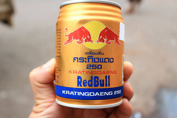 Scan of Red Bull energy drink