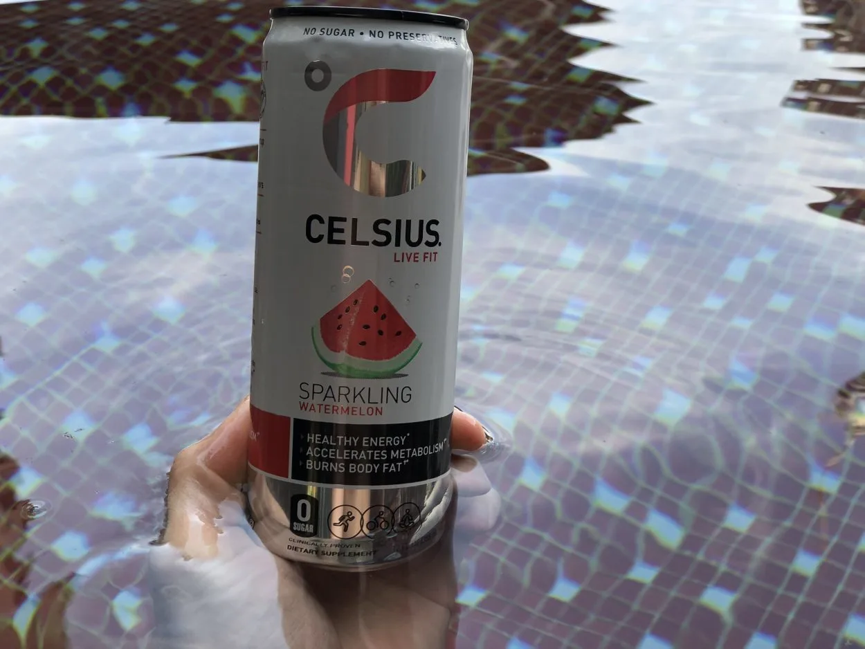 Celsius may work longer due to its caffeine content