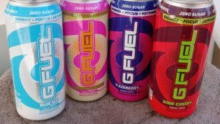 Cans of G Fuel