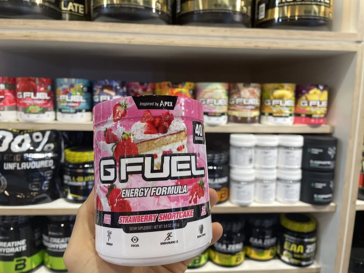 The powdered version of G Fuel has 25 calories per scoop