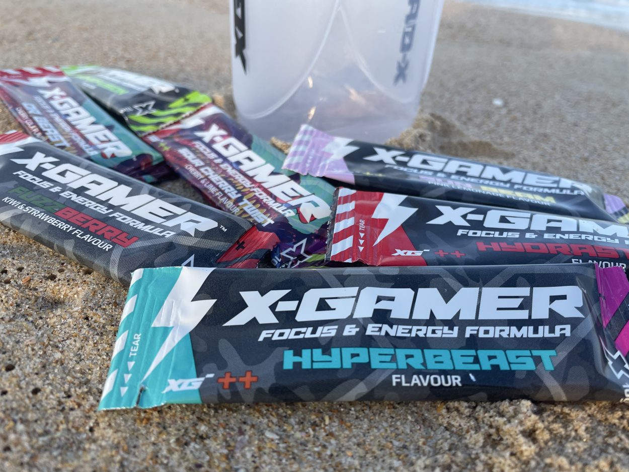 Packets of different flavors of X-Gamer