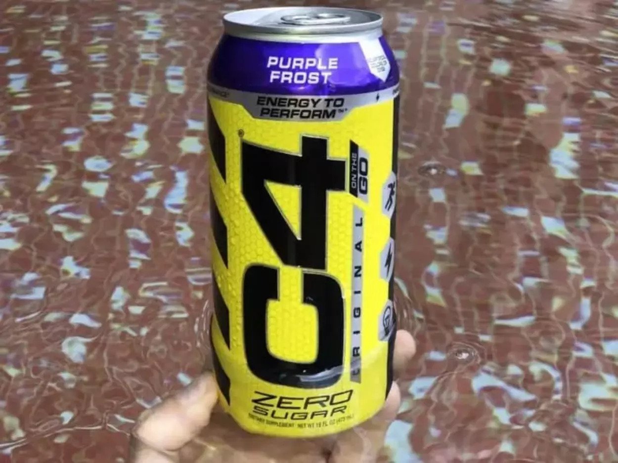 A can of C4 Energy Drink