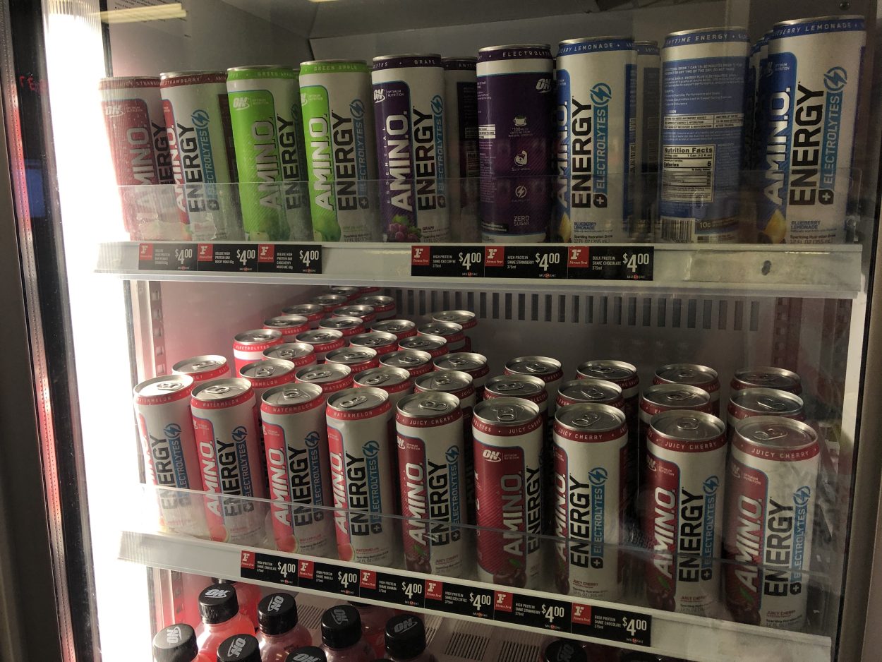 Flavors of Amino Energy in a freezer