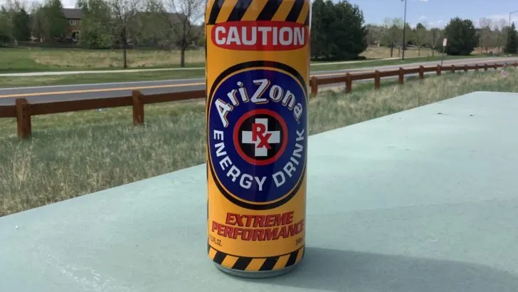 A can of Arizona energy drink
